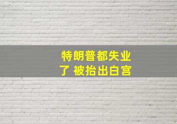 特朗普都失业了 被抬出白宫